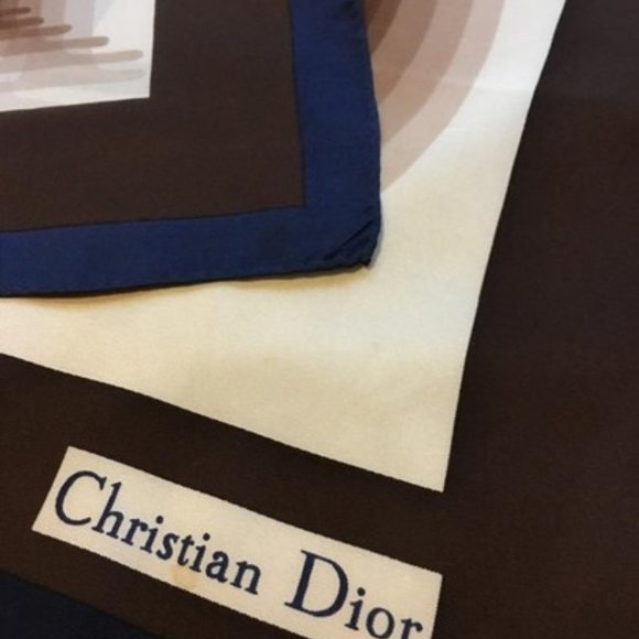 Christian Dior Abstract Trotter Silk Square - Picture 3 of 8